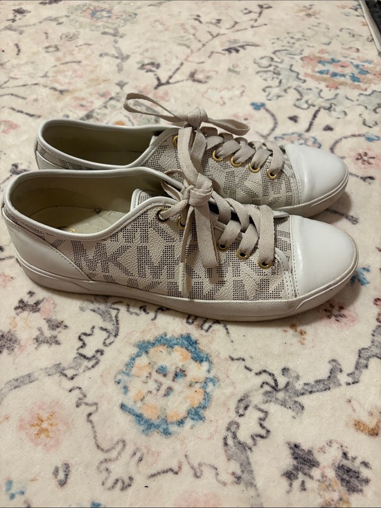 Michael Kors Shoes - Michael Kors Women's MK Lace Up City Sneakers Vanilla Size 9 M. Women’s